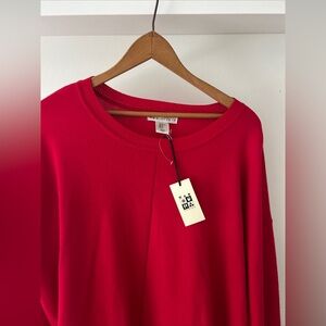 Brand New with Tag Max Studio women’s Red Sweater Size XL